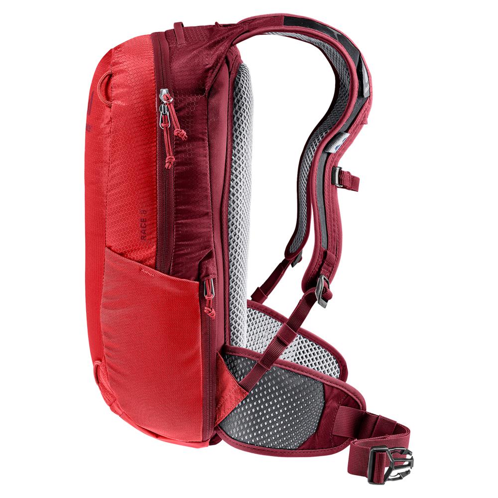 deuter Race 8, Fahrradrucksack, cherry-masala (rot), 8L