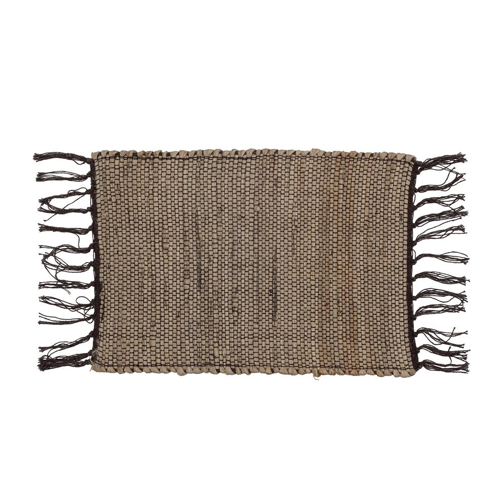 Bloomingville Im Tischset, in Braun, aus Baumwoll-Jute-Mix, 50x35 cm, Platzdeckchen, Unterlage