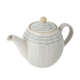 Bloomingville Maple Teekanne, Blau, 900ml, Steingut, dänisches Design