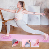 Yogamatte 183 x 61 x 0,8 cm Fitnessmatte Rosa Gymnastikmatte rutschfest | HMS YM10