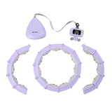 Hula Hoop Reifen mit LCD-Zähler, Magneten und Gewicht Violett | HMS HHM14