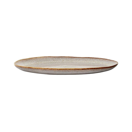 Bloomingville Sandrine Teller, Natur, 22cm, Steingut, dänisches Design