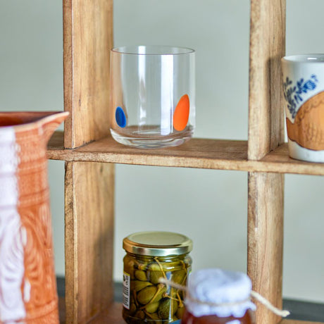 Bloomingville Afeen Trinkglas klar 340 ml aus Glas – mundgeblasenes Glas für Küche & Tischdeko