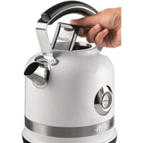Ariete Moderna Wasserkocher, Weiß, 1,7L, Edelstahlgehäuse, 2000W, Modernes Design