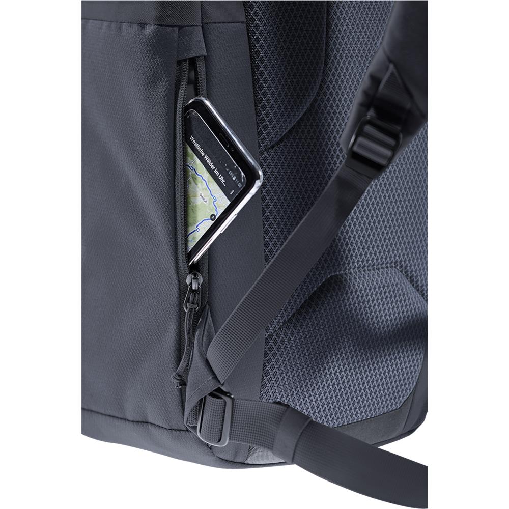 deuter UP Seoul, Rucksack, black (schwarz), 26L, mit Flaschenhalter und Laptopfach