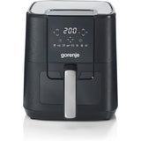 Gorenje AF1350DWB Heißluftfritteuse mit Sichtfenster 1350W 5,4L Antihaft Beschichtung schwarz