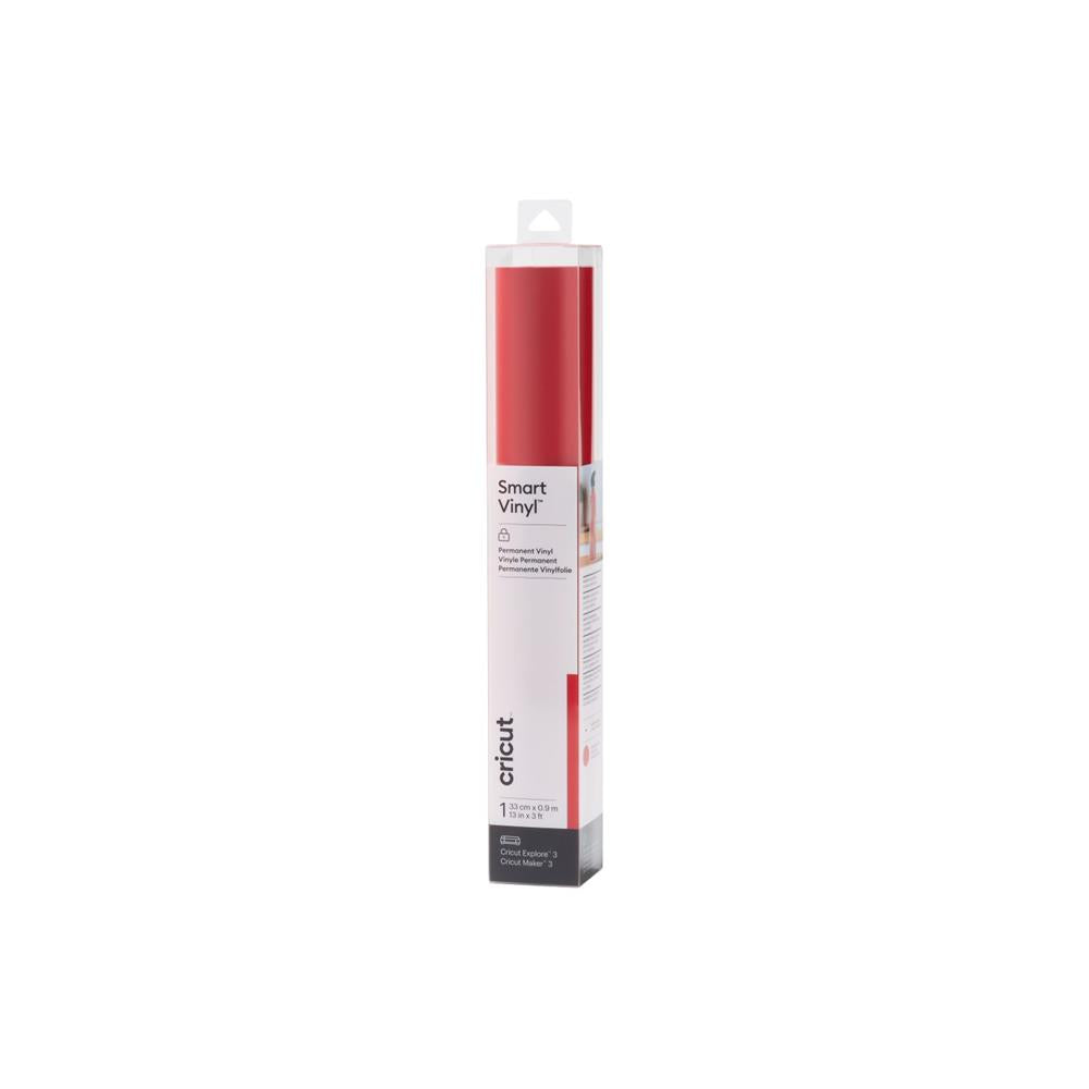 Cricut Smart Vinyl Klebefolie Permanent in Rot für Explore 3 und Maker 3