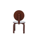 Bloomingville MINI Liova Stuhl blau/weiß gestreift - Kinderstuhl aus MDF mit Streifenmuster für Kinderzimmer