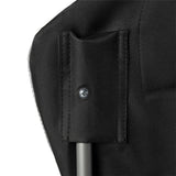 NILS CAMP Campingstuhl Hellgrau-Blau - großer gepolsterter Klappstuhl mit Armlehnen für Camping & Garten