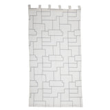 Bloomingville Lyria Vorhang natur 115x215 cm aus Baumwolle – Dekoschal für Wohnzimmer