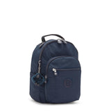 Kipling SEOUL S, Kleiner Schulrucksack mit 11-Zoll-Tabletfach, 14L, Blue Bleu 2 (blau)