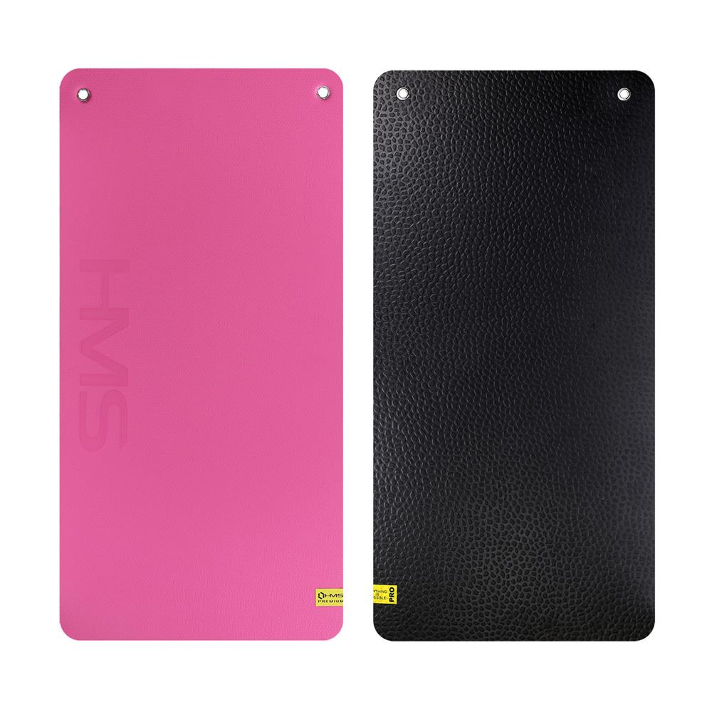 HMS Premium MFK02 Fitnessmatte 120x60 cm 20 mm Rosa/Schwarz