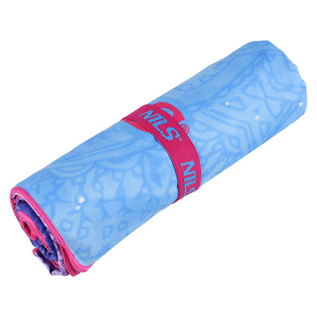 NILS Mikrofaserhandtuch 160x80 cm Mandala - schnelltrocknendes Handtuch für Camping, Strand & Sport