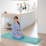 Yogamatte 183 x 61 x 1,5 cm Fitnessmatte Mint Gymnastikmatte rutschfest | HMS YM04