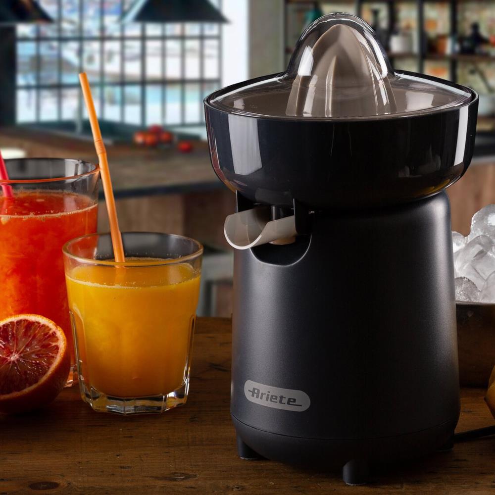 Ariete Breakfast Zitruspresse, Dunkelgrau, Elektrische Saftpresse, Entsafter, Klassisches Design