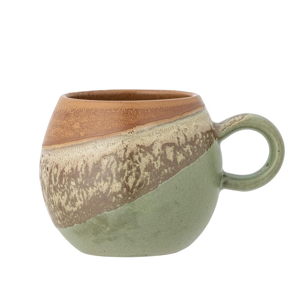 Bloomingville Paula Tasse, Grün, 265ml, Steingut, dänisches Design