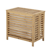 Bloomingville Aden Wäschekorb Natur Bambus 56,5x51,5x35cm