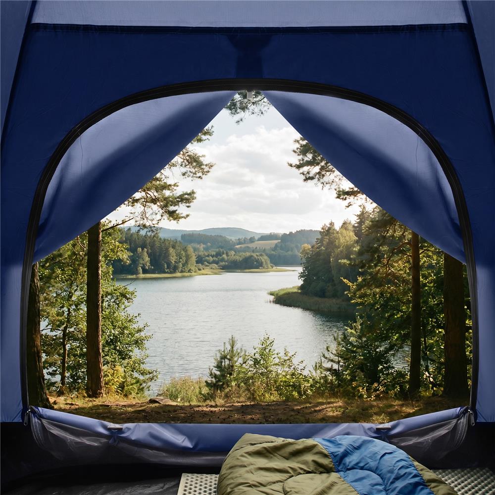 NILS CAMP Nightfall Zelt für 2 Personen in Dunkelblau - leichtes Campingzelt für Trekking, Berge & Outdoor