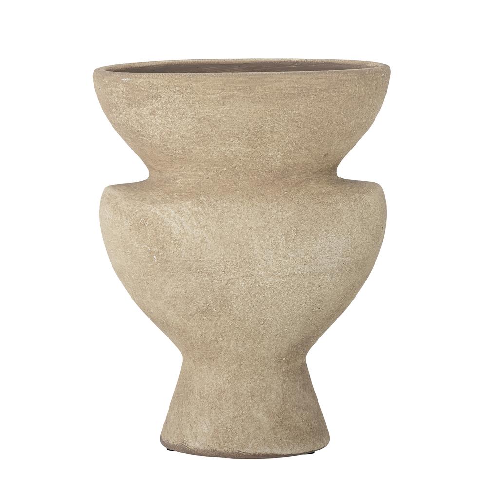 Bloomingville Cristel Deko‑Vase natur aus Terrakotta – dekorative Vase für Wohnzimmer & Tischdeko