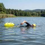 NILS CAMP Schwimmboje 3-in-1 Dry Bag 28L gelb Rucksack für Outdoor Wasser Sport