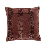 Bloomingville Kosar Kissen Braun – Elegantes Baumwollkissen 45x45 cm mit Strukturmix