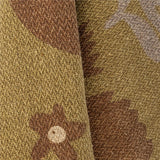 Bloomingville Lark Tagesdecke in Gelb, 160x130cm, aus recycelter Baumwolle, mit Fransen