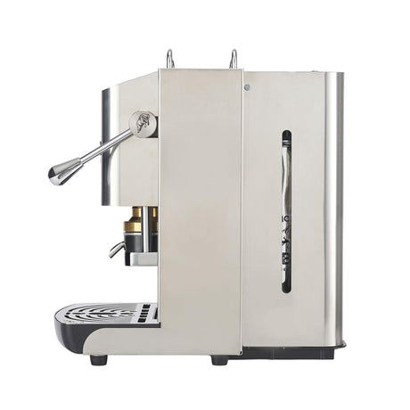 Faber Pro Deluxe Inox Matt Satin Chrom ESE Pad Kaffeemaschine 44 mm