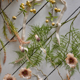 Bloomingville Poppy Kunstblume Natur Mohn 104cm Dekostiel