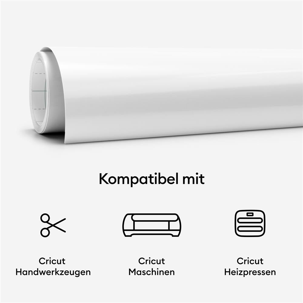 Cricut Iron-On mit UV-aktivierter Farbveränderung in Weiß - Gelb 1 Rolle 30,5x48,2cm