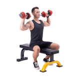 Flachbank Hantelbank 200 kg Trainingsbank | HMS Premium L8012