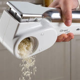 Ariete Gratì Metal Elektrische Reibe, Akku Käsereibe mit 2 Trommeln, für Käse, Schokolade, Nüsse
