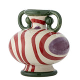 Bloomingville Betiva Vase mehrfarbig Steingut D 23,5 x H 25,5 cm Dekoration Wohnaccessoires