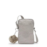 Kipling TALLY, Handytasche, Grey Gris (grau), Crossbody Tasche für Smartphone mit Fächern