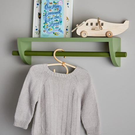 Bloomingville MINI Mingus Regal grün - Wandregal aus Holz für Kinderzimmer, Bücher & Deko