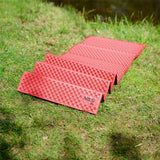 NILS CAMP faltbare Isomatte 188 cm in rot Camping Schlafmatte Outdoor Trekking Festival
