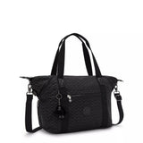 Kipling ART, Handtasche, Signature Emb (schwarz), Tasche mit abnehmbaren Trägern & viel Stauraum