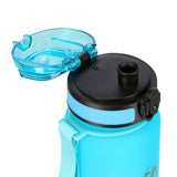 NILS CAMP Trinkflasche Tritan 950 ml blau mit Fruchteinsatz für Sport Outdoor