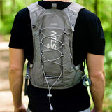 NILS CAMP Tagesrucksack Journey 12L in Grau - leichter Outdoor Rucksack für Wandern & Sport