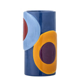 Bloomingville Polivia Vase Keramik bunt abstrakt 18 cm