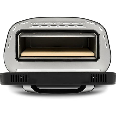 G3Ferrari elektrischer Pizzaofen Pizza Pronto Pizzamaker schwarz bis 430°C Pizzastein Display