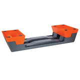 Aerobic-Steppbrett Schwarz/Orange höhenverstellbar bis 300 kg | HMS Premium AS007