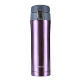 NILS Thermobecher 500 ml Edelstahl violett auslaufsicher für Camping Reise Alltag