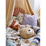 Bloomingville MINI Kita Kissen, Lila, Baumwolle L45 x B45 cm