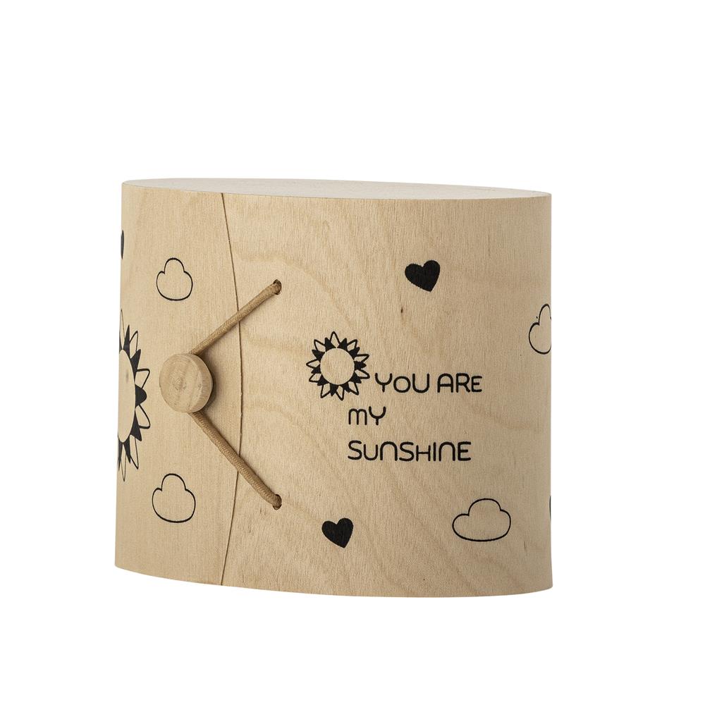 Bloomingville MINI Cloudy Tasse 110 ml Steingut, natur, Schriftzug "YOU ARE MY SUNSHINE"