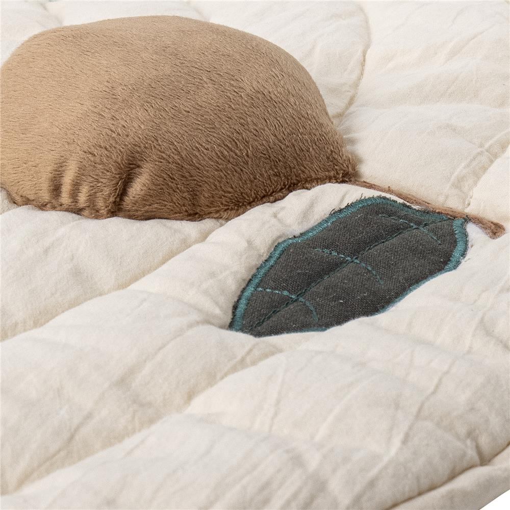 Bloomingville MINI Agnes Spielmatte 100cm Weiß aus Baumwolle