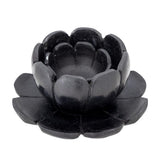 Bloomingville Reiko Teelichthalter schwarz aus Marmor – 3er Set für Wohnzimmer & Tischdeko