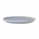 Bloomingville Latina Teller, Blau, 27 cm, Steingut, Speiseteller, dänisches Design