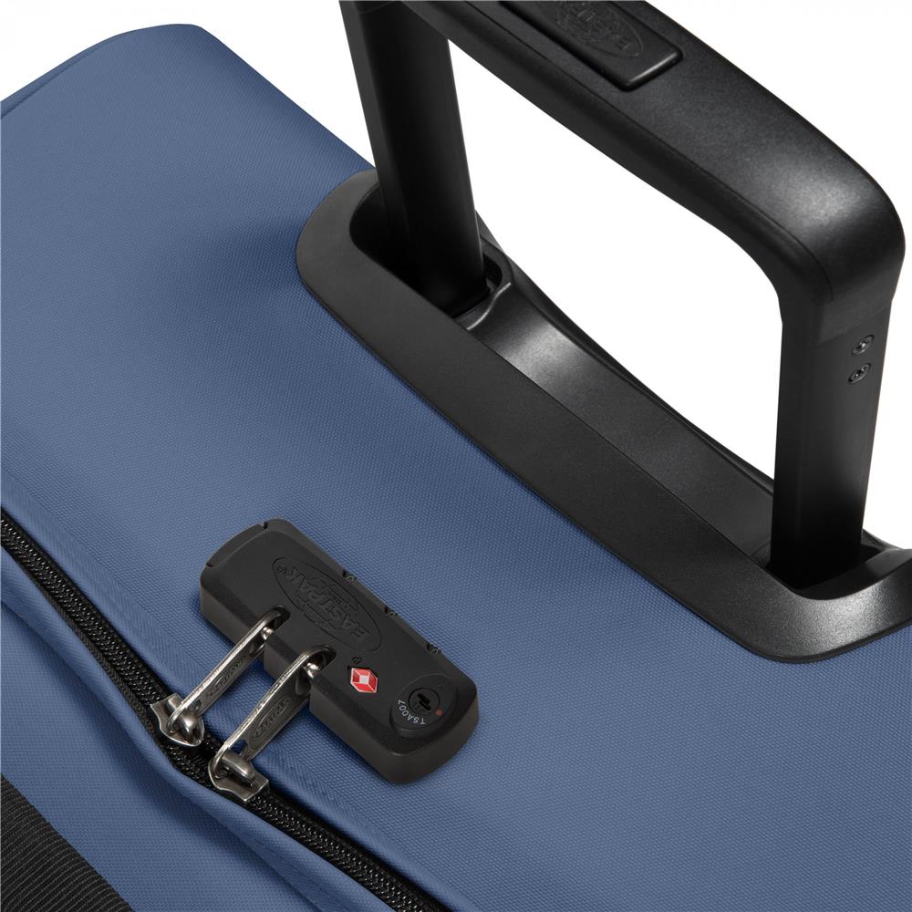 Eastpak TRANVERZ L, Großer Reisetrolley, Powder Pilot (blau), 121L, Rollkoffer mit 2 Rädern und TSA-Schloss