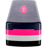 Aerobic Stepper 3-fach höhenverstellbar Schwarz/Pink für Fitness und Workout | HMS AS002