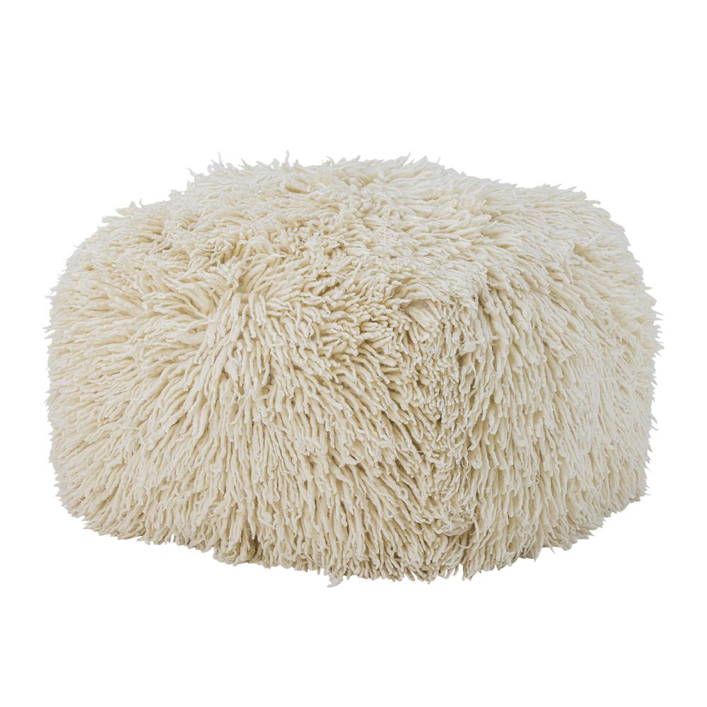 Bloomingville Lomba Hocker Natur Wolle 80x80x45 cm Sitzhocker